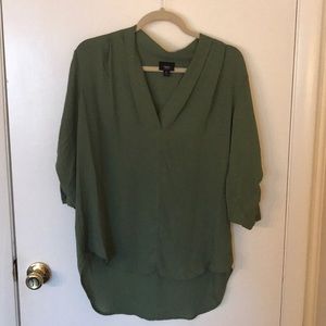 Missimo split neck blouse